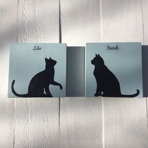 2 cat silhouettes (Requested)